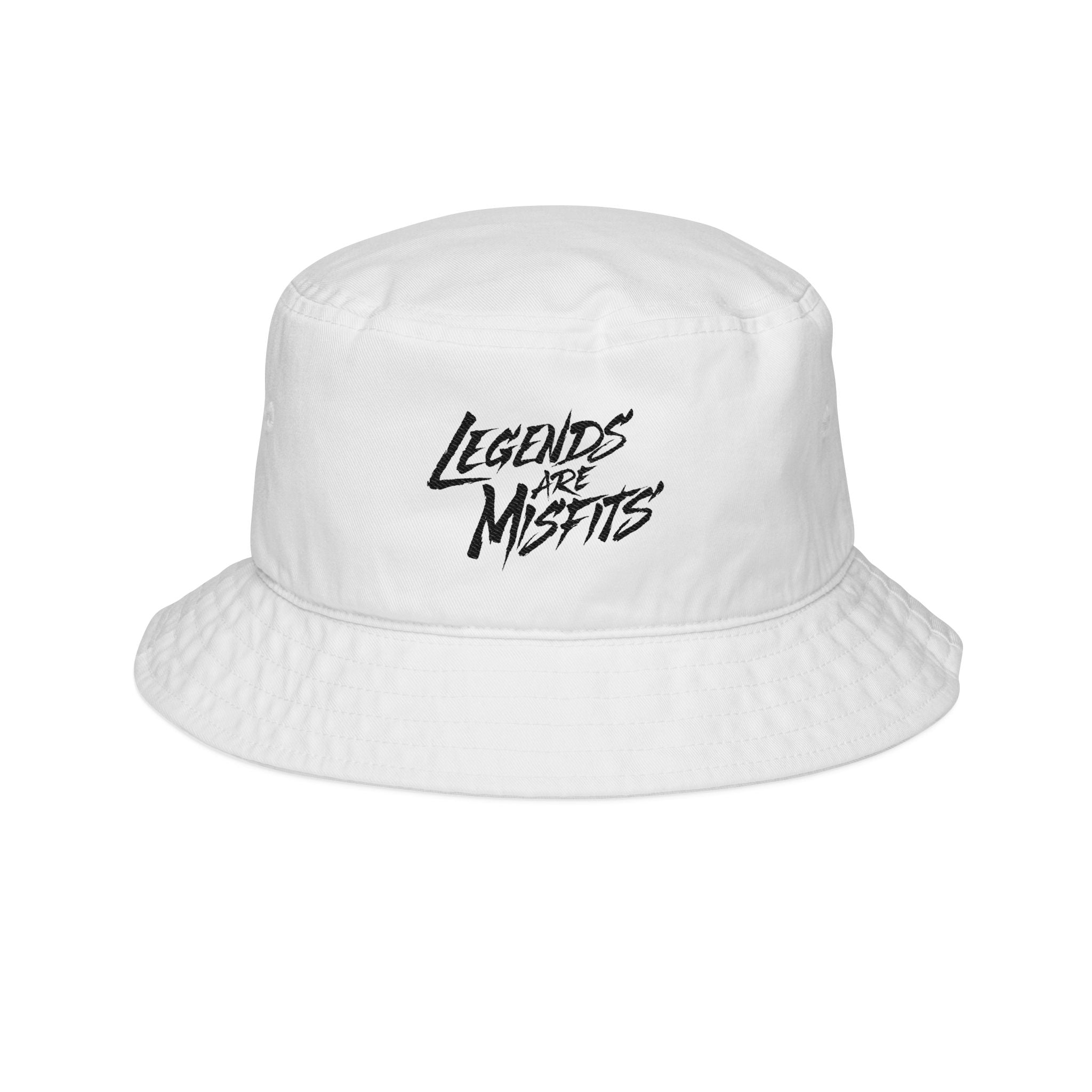 Legends Are Misfits "LEGACY" Bucket Hat (Embroidered) B/W