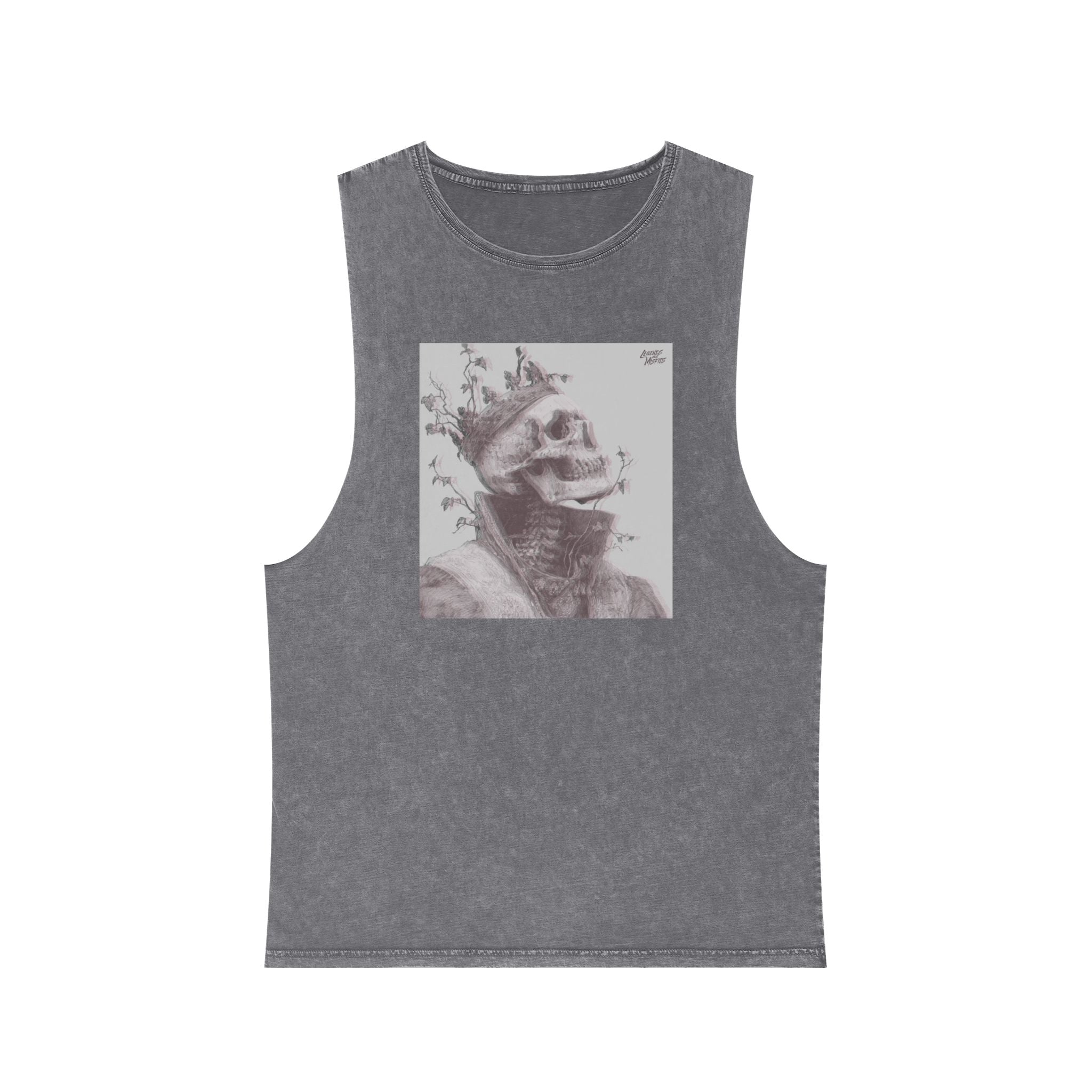 Legends Are Misfits Graphic "PEACE COME YET" Stonewashed Tank