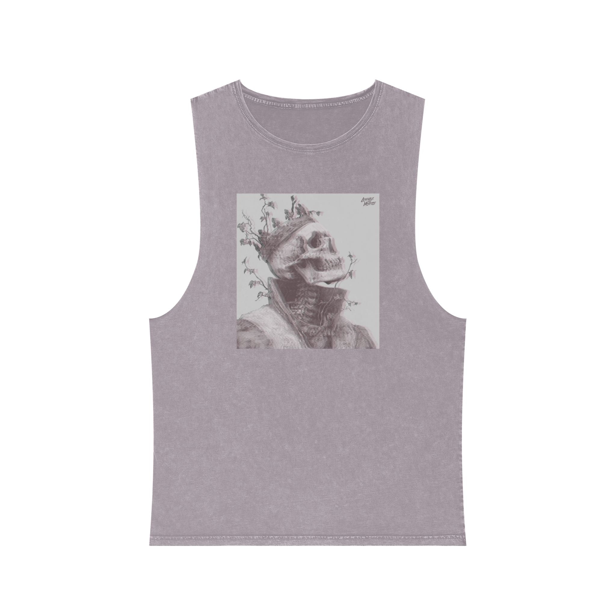 Legends Are Misfits Graphic "PEACE COME YET" Stonewashed Tank