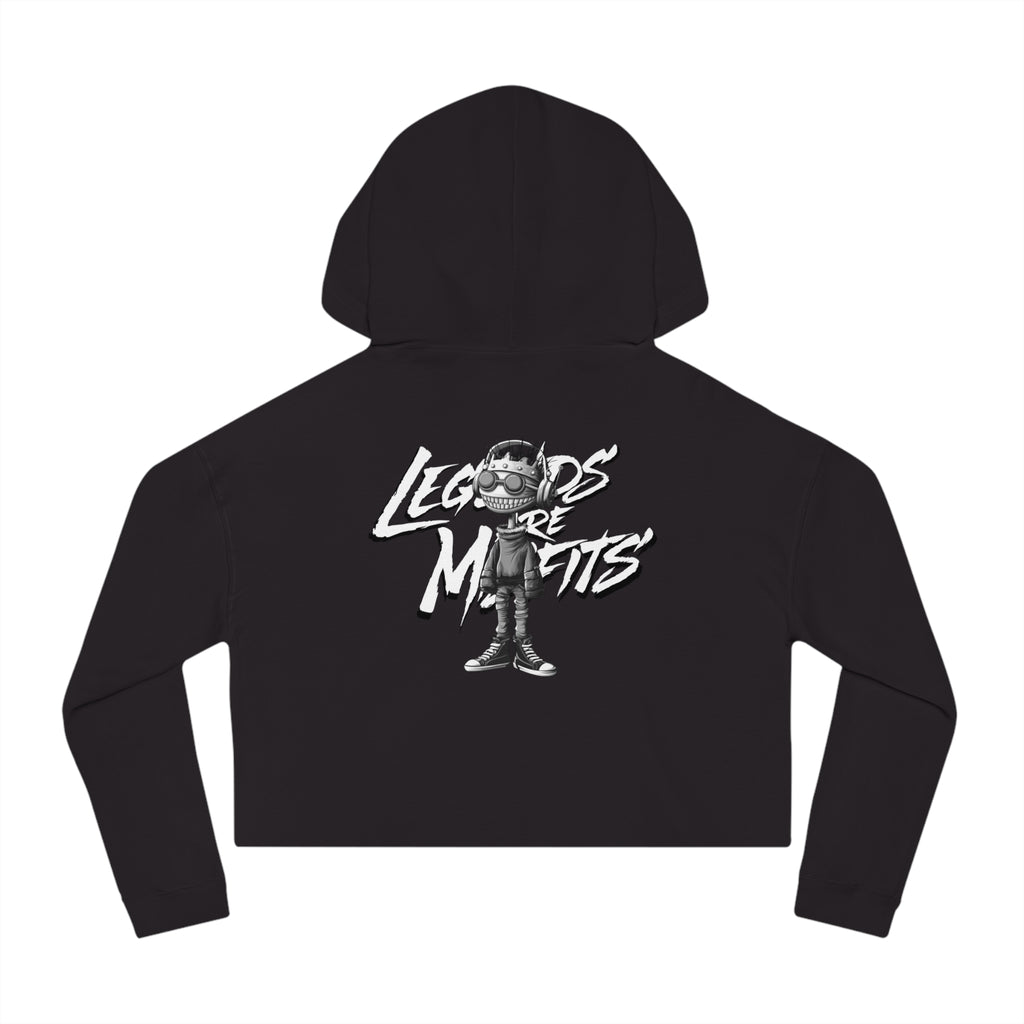 Legends Are Misfits "FITZ" Women's Cropped Hoodie