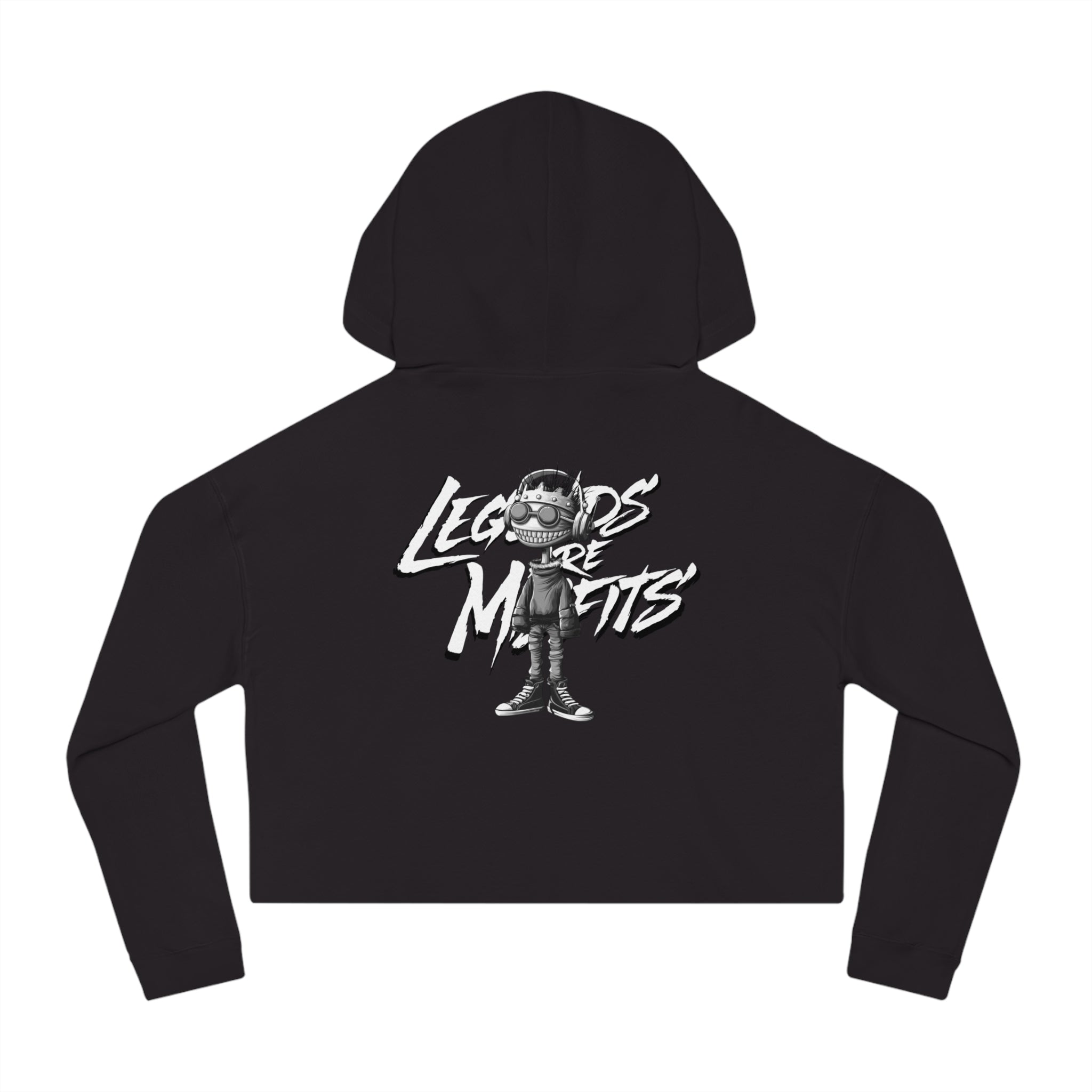 Legends Are Misfits "FITZ" Women's Cropped Hoodie