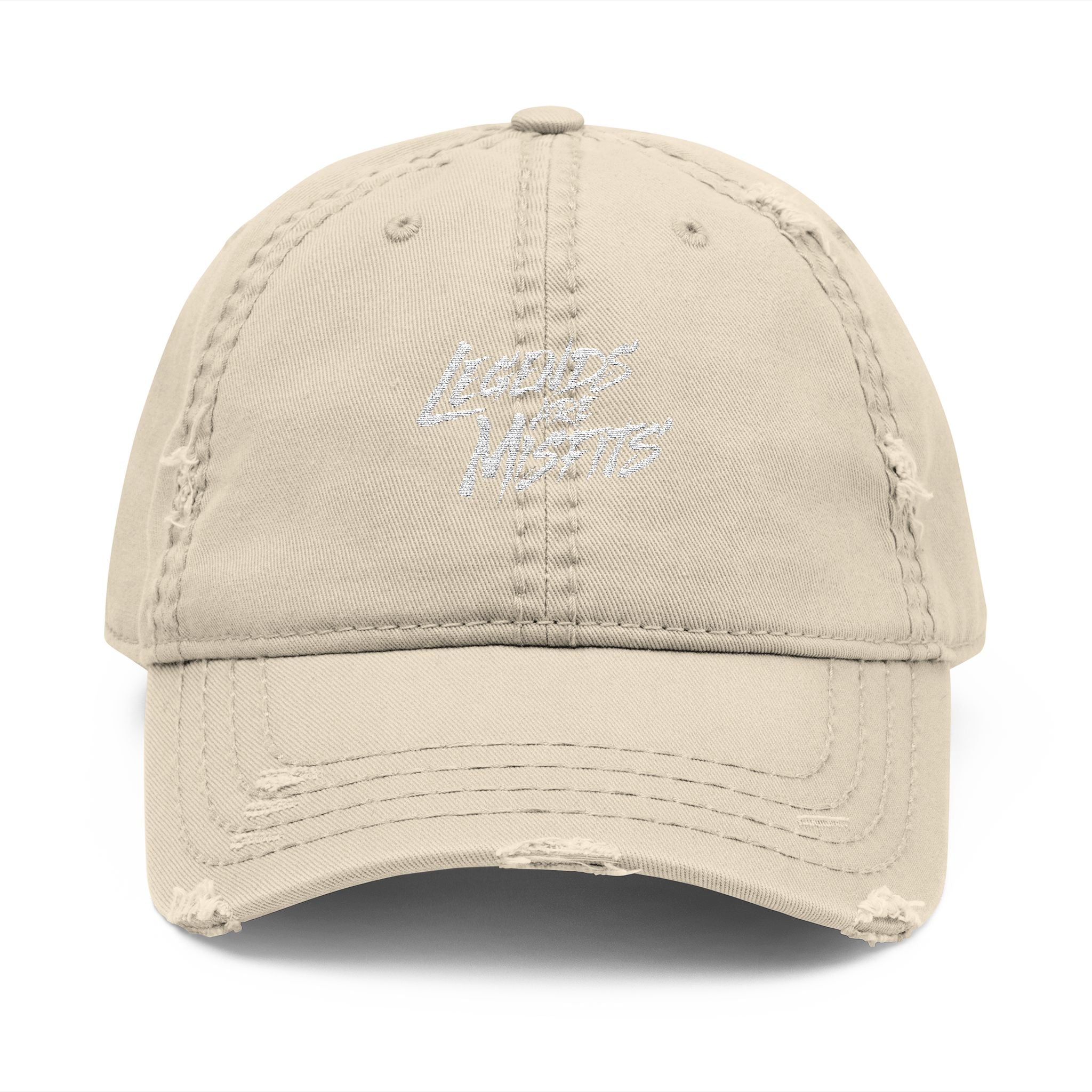 Legends Are Misfits "LEGACY" Distressed Dad Hat (Embroidered)