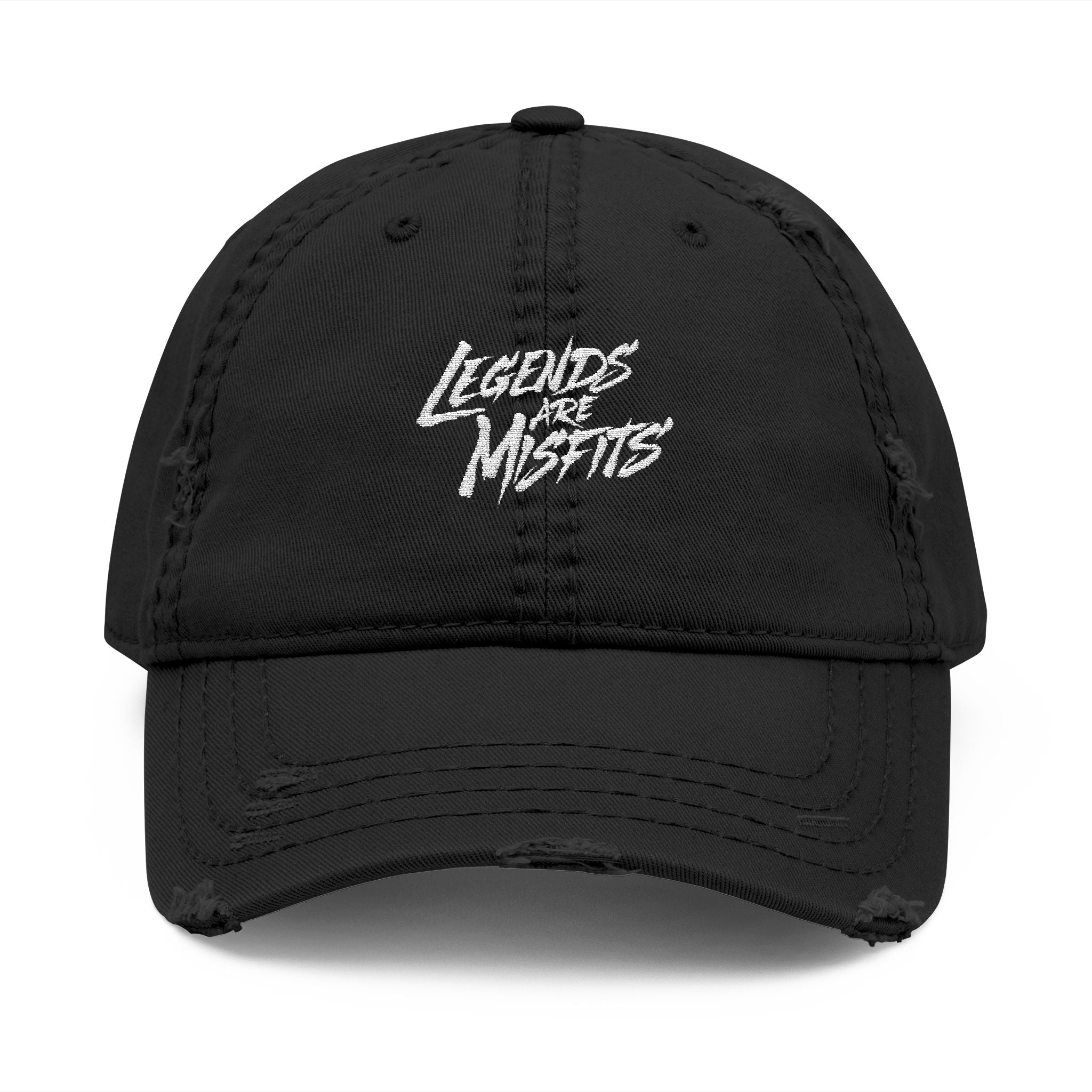 Legends Are Misfits "LEGACY" Distressed Dad Hat (Embroidered)