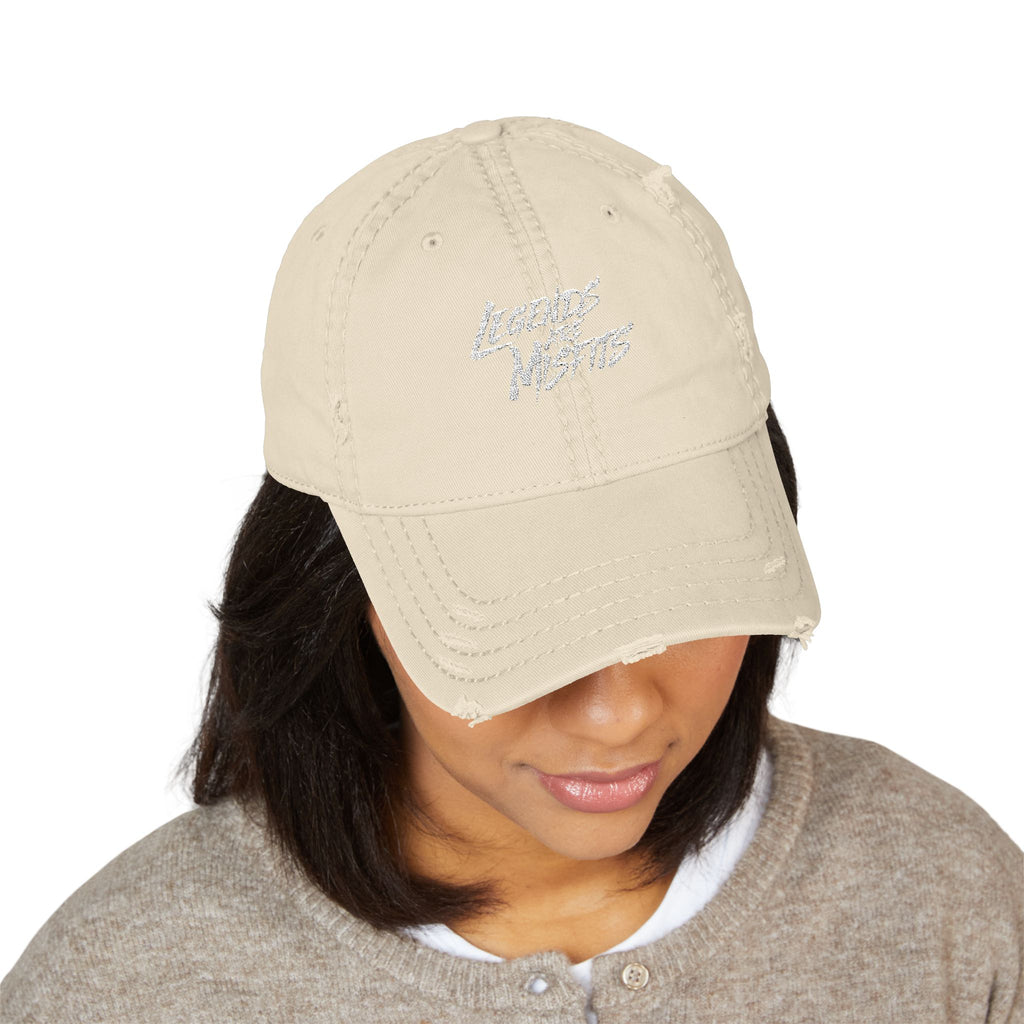 Legends Are Misfits "LEGACY" Distressed Dad Hat (Embroidered)