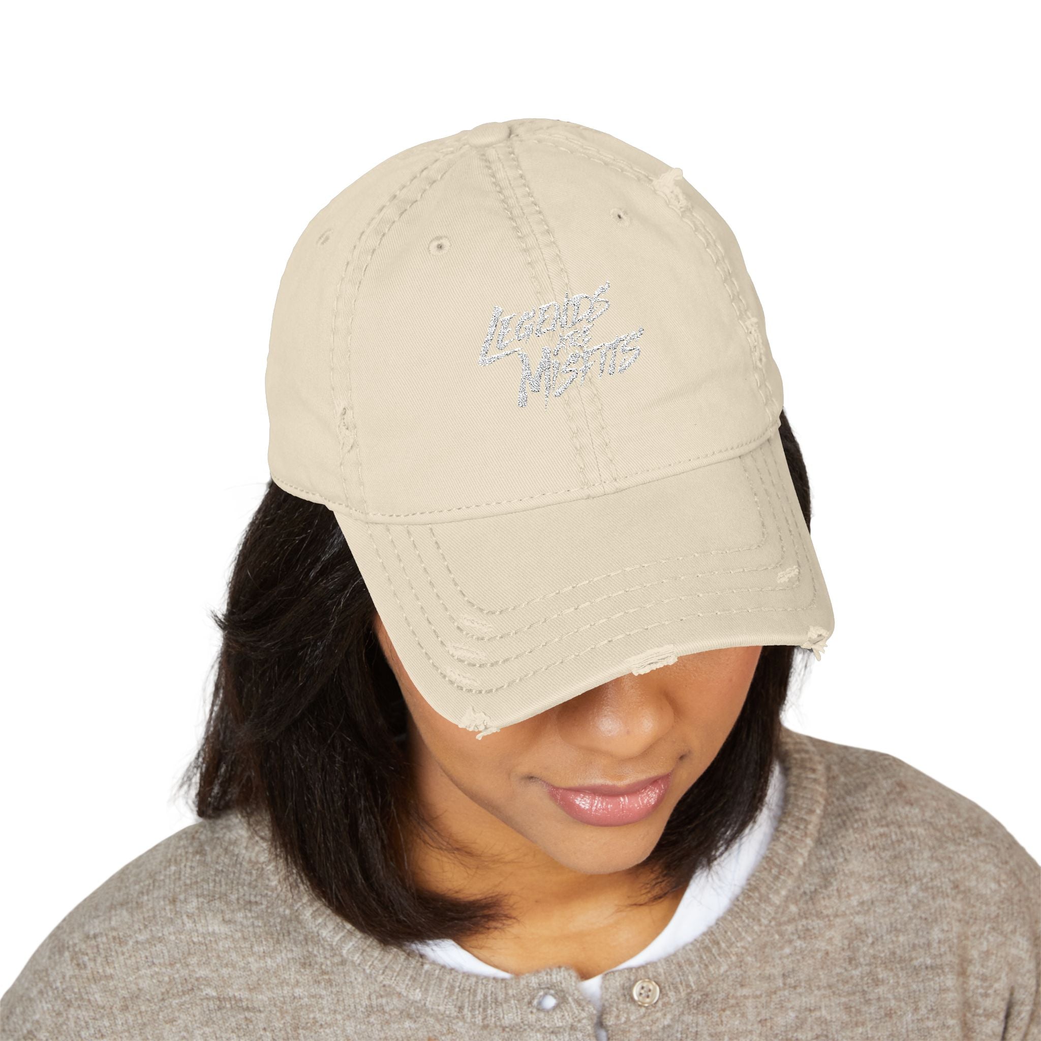 Legends Are Misfits "LEGACY" Distressed Dad Hat (Embroidered)