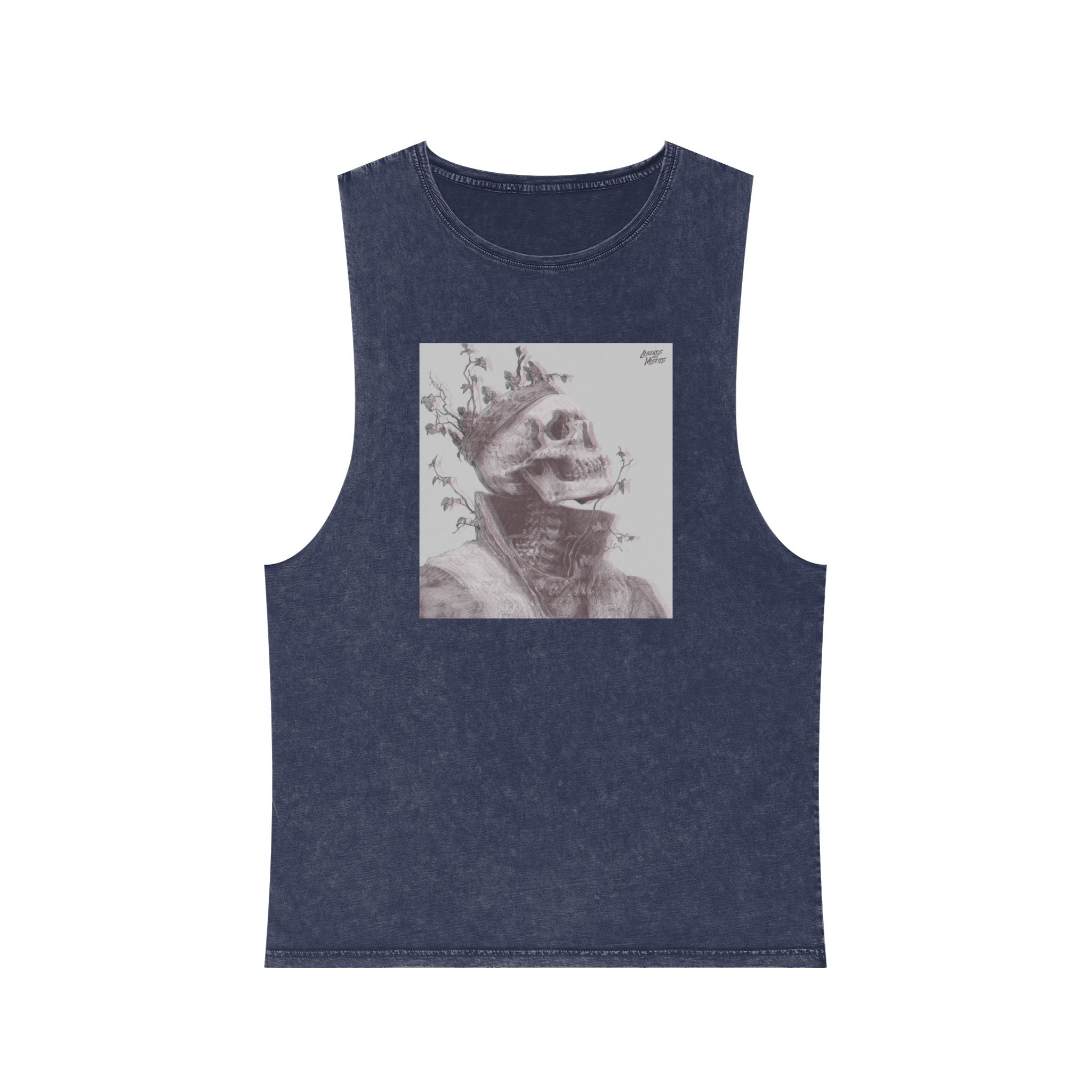 Legends Are Misfits Graphic "PEACE COME YET" Stonewashed Tank
