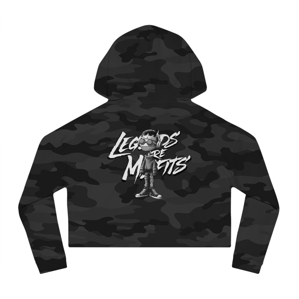 Legends Are Misfits "FITZ" Women's Cropped Hoodie