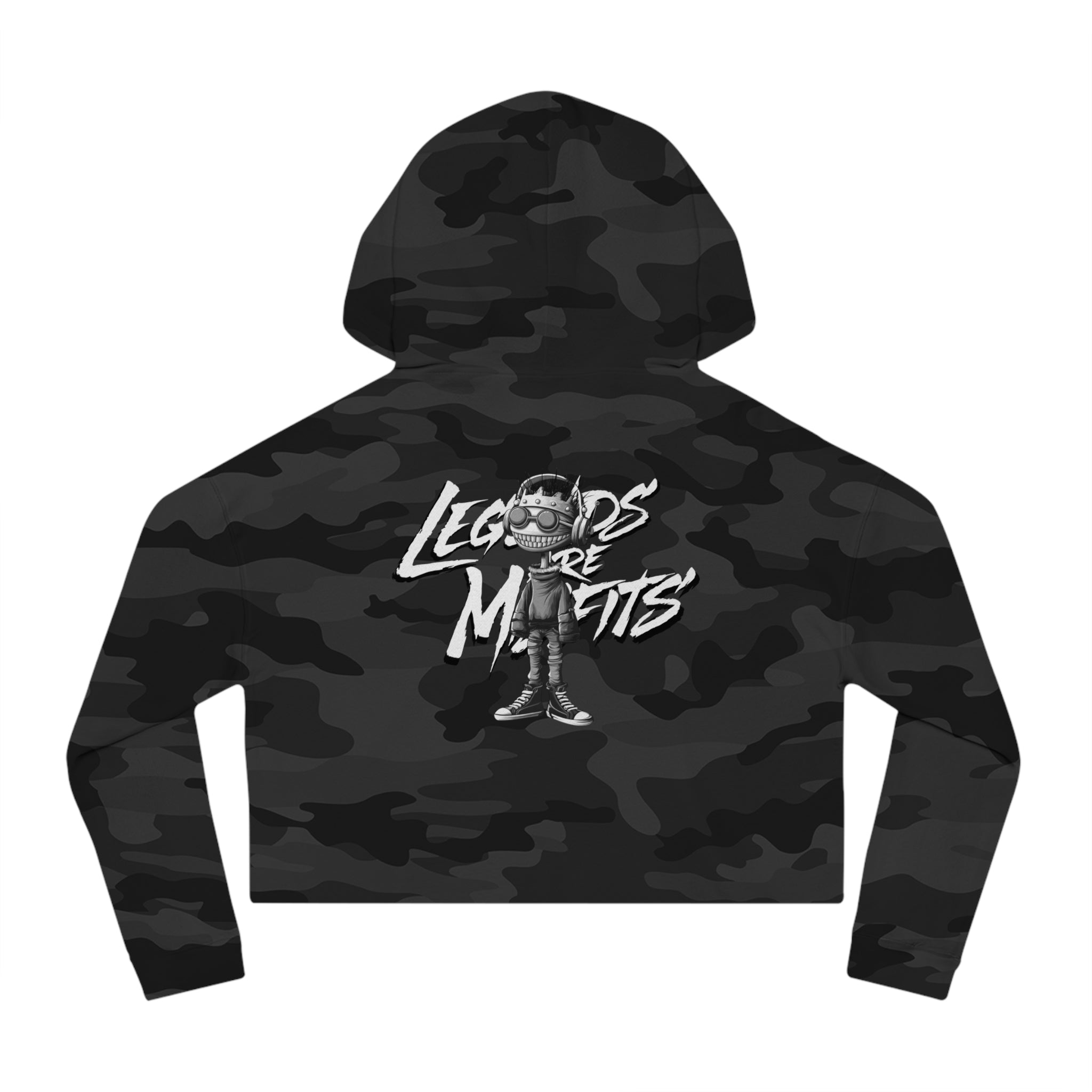 Legends Are Misfits "FITZ" Women's Cropped Hoodie