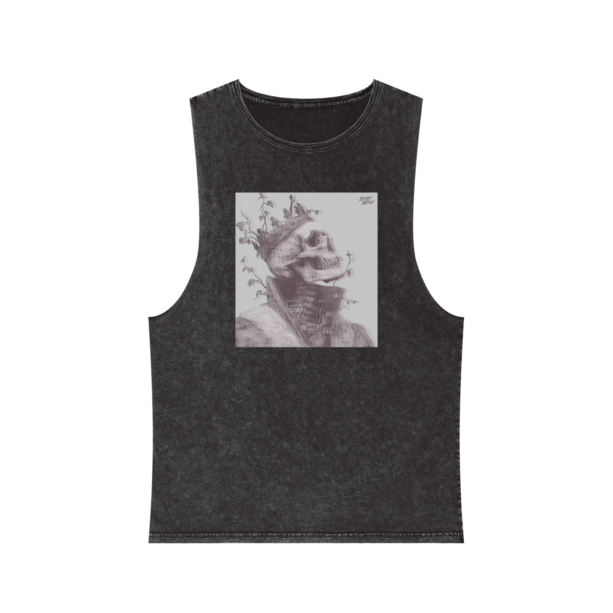 Legends Are Misfits Graphic "PEACE COME YET" Stonewashed Tank
