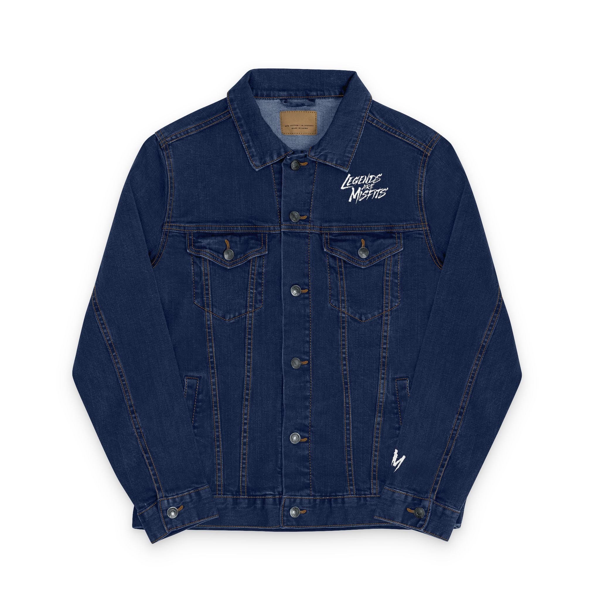 Legends Are Misfits "LEGACY" Denim Jacket (Embroidered)