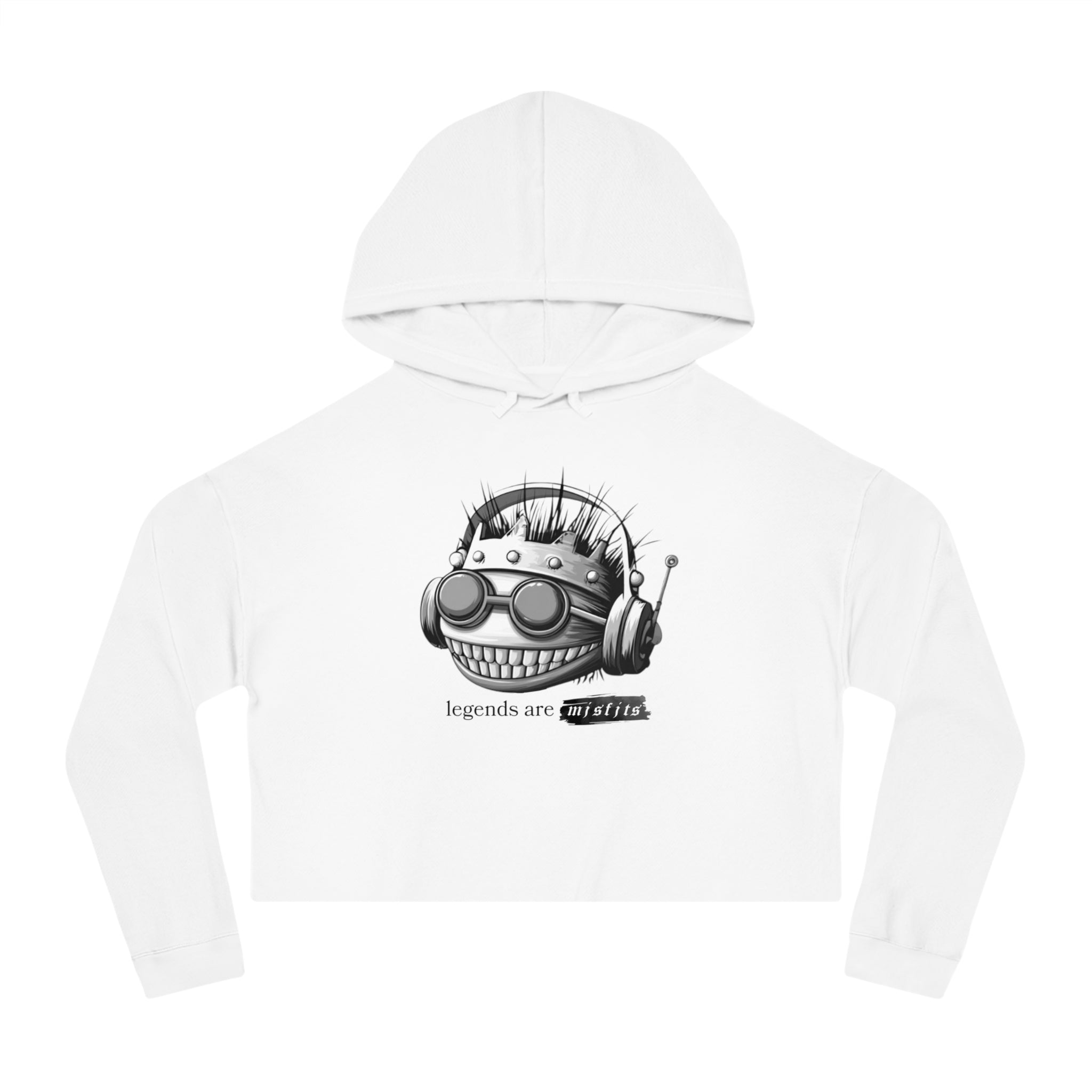 Legends Are Misfits "MISS-FITZ" Women's Cropped Hoodie