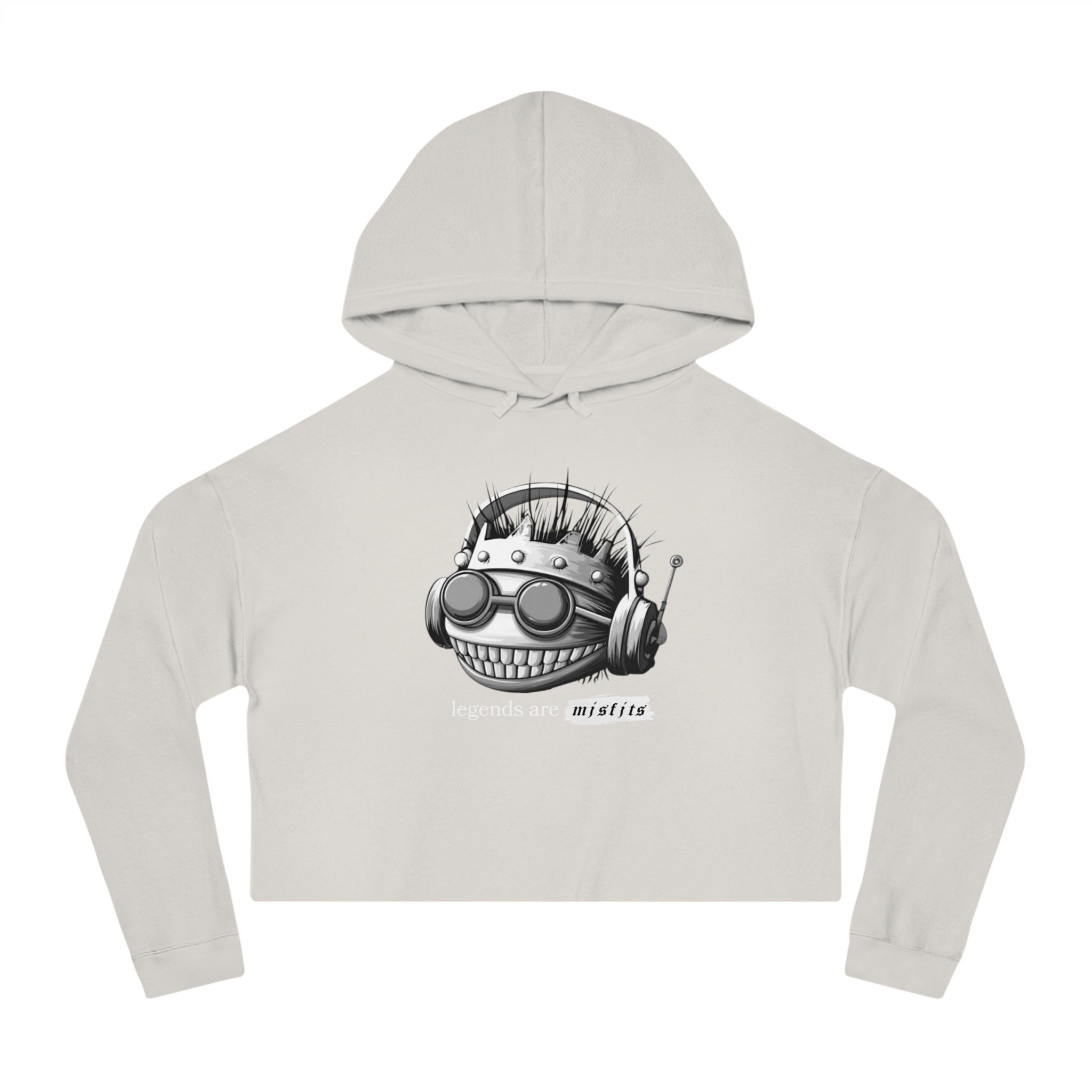 Legends Are Misfits "MISS-FITZ" Women's Cropped Hoodie