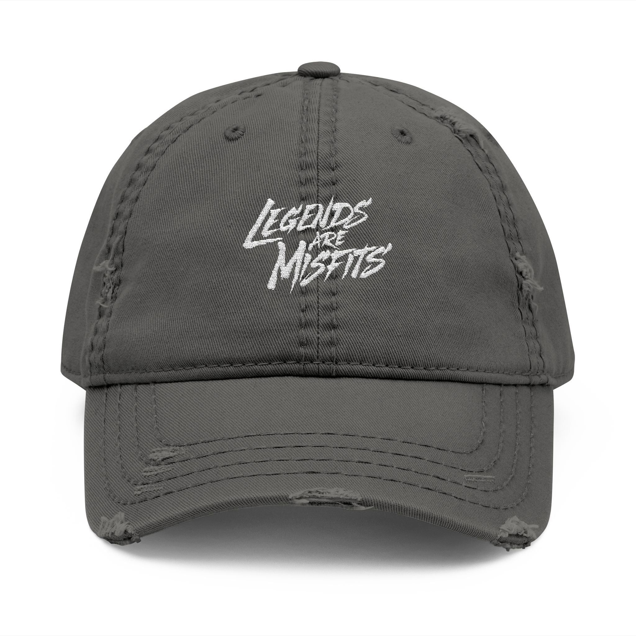 Legends Are Misfits "LEGACY" Distressed Dad Hat (Embroidered)