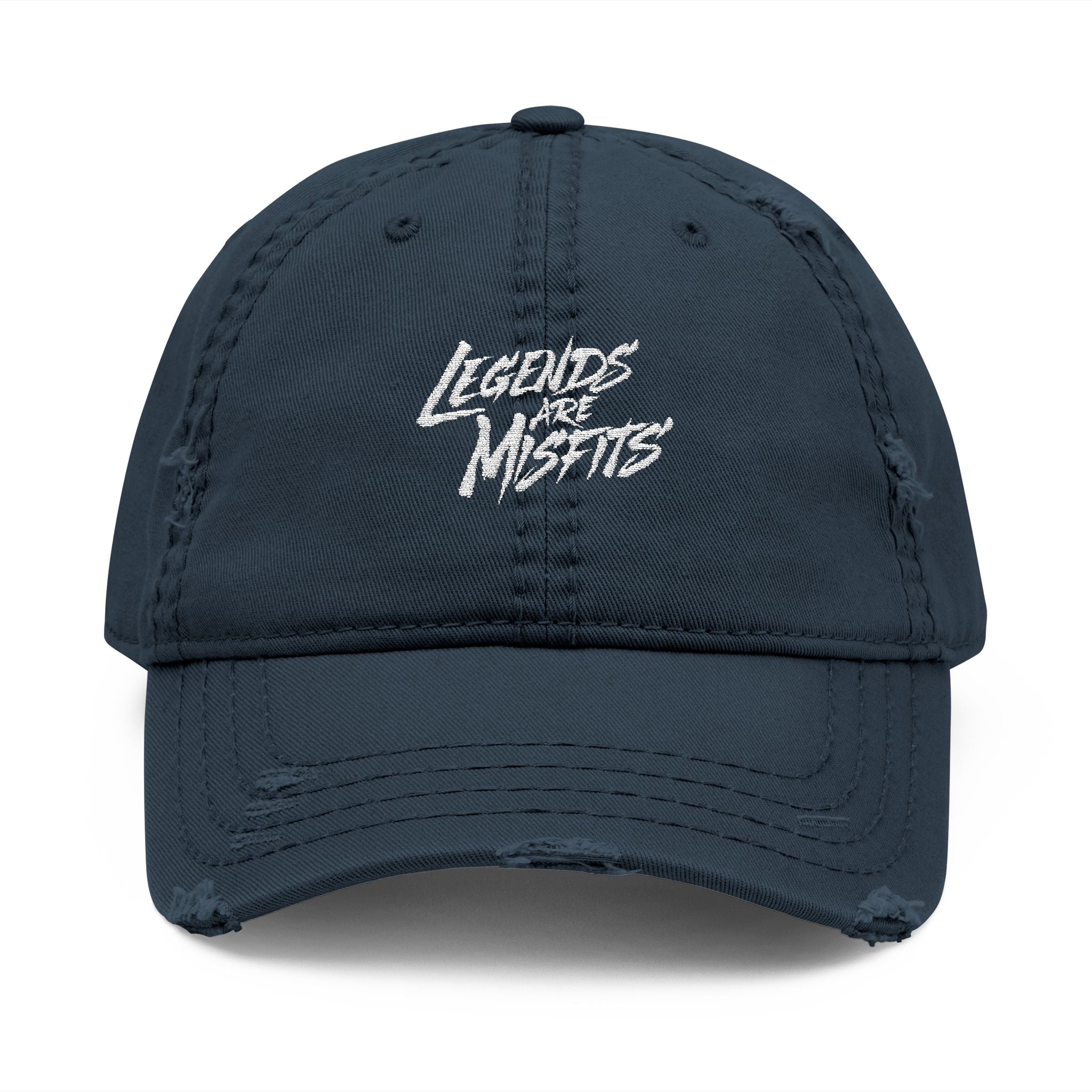 Legends Are Misfits "LEGACY" Distressed Dad Hat (Embroidered)