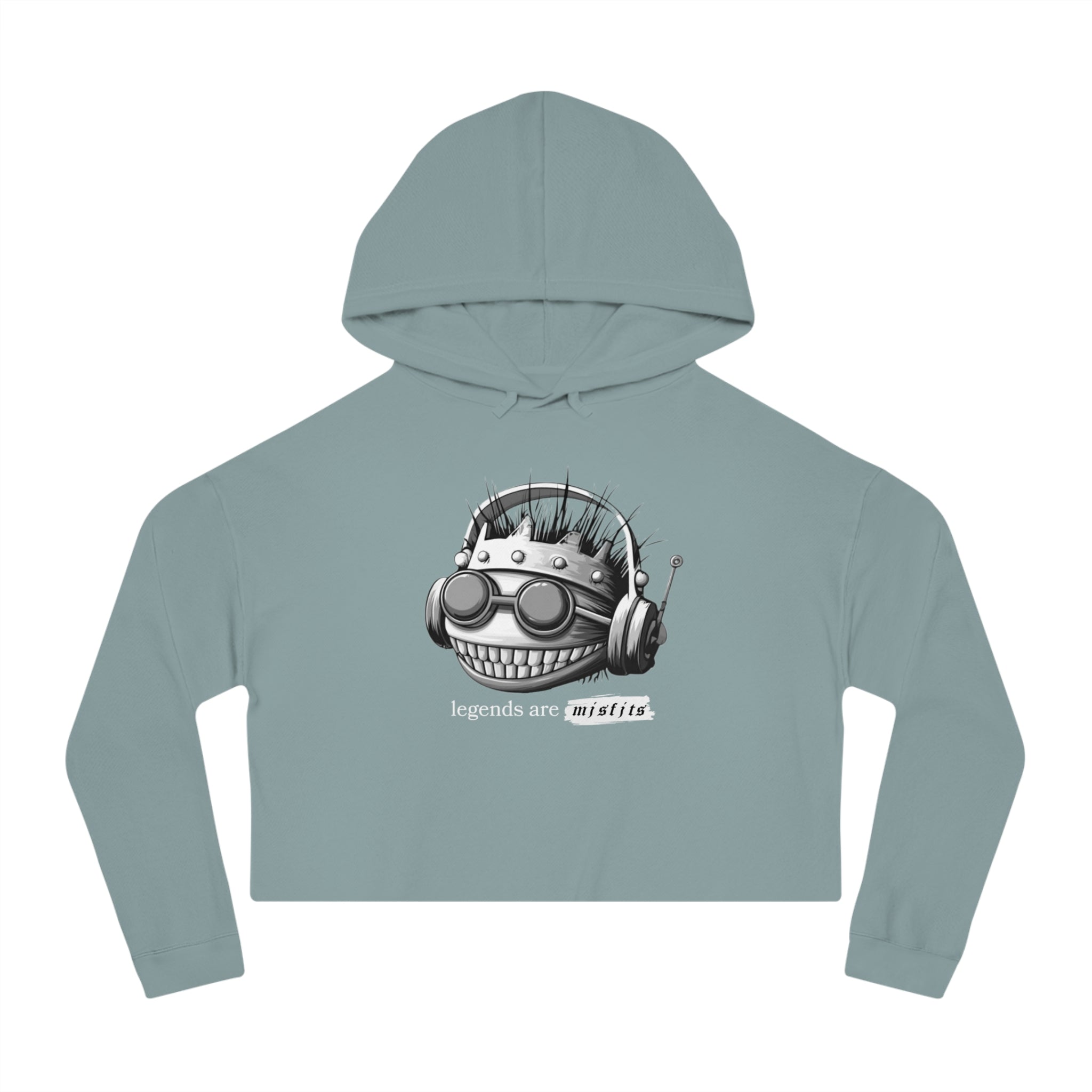 Legends Are Misfits "MISS-FITZ" Women's Cropped Hoodie